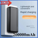 Large Capacity Power Bank 200000mAh 20000mah Fast Charging Portable for Android Mobile Phone Universal BCAK - M & M Global