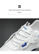 Student height increasing shoes four season new thick sole men's casual sports shoes soft sole comfortable outdoor running shoes - M & M Global