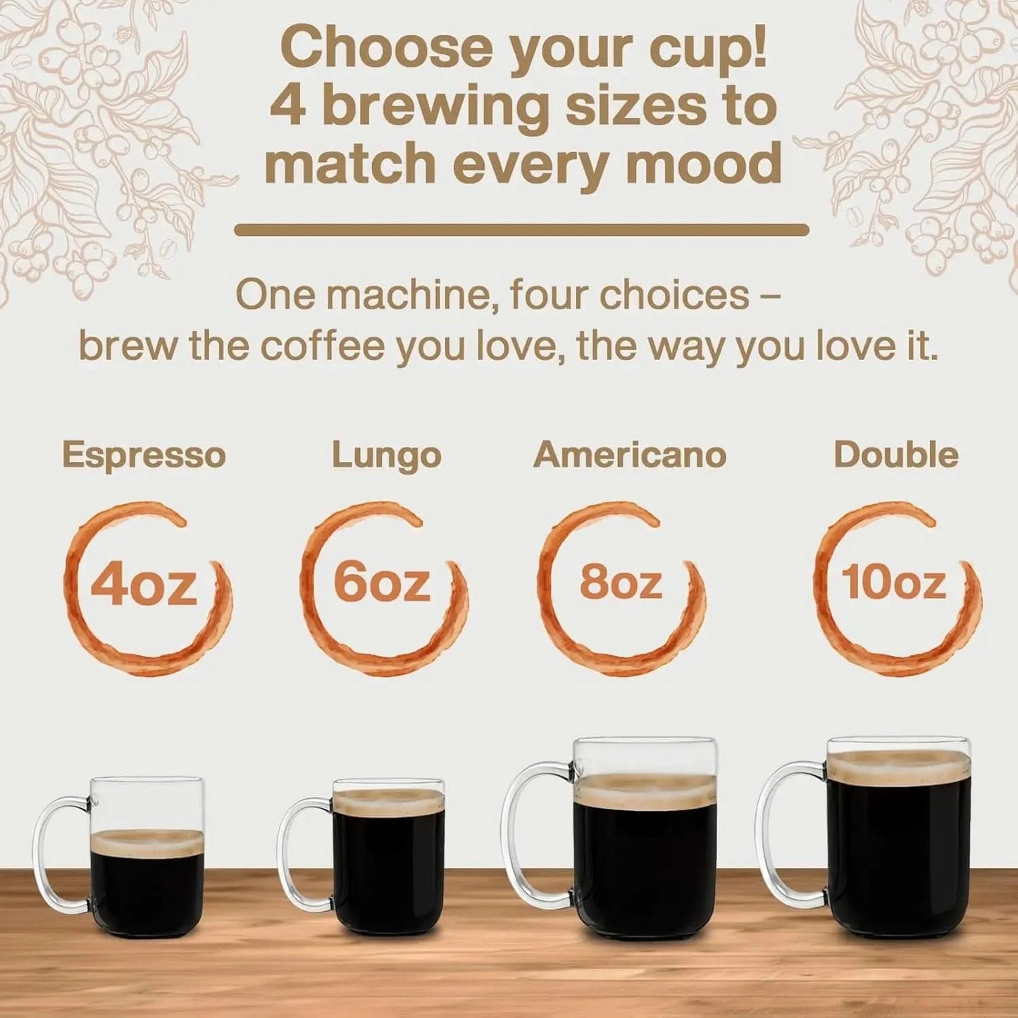 Coffee Machine Compatible with Senseo Pods, Fast Brewing Rich Flavor Extraction Space Saving Sleek Modern Barista Quality Taste, - M & M Global