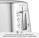 Luxe Toaster 2 Slice BTA735BSS, Brushed Stainless Steel - M & M Global
