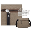 Classic Men Shoulder Bag Men's New Canvas Messenger Bag Outdoor Leisure Travel Multi Pockets Satchel Handbags Men's Designer Bag - M & M Global