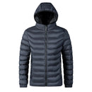 Men Autumn Winter New Thick Warm Hooded Parkas Jackets Coat Men Outwear Casual Windproof Waterproof Detachable Hat Parkas Men