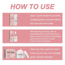 EELHOE 5 in 1 Face Serum for Glowing Skin Firming Micro Face Cream Anti Wrinkle Shrink Pores Cleansing Mousse Facial Skin Care - M & M Global
