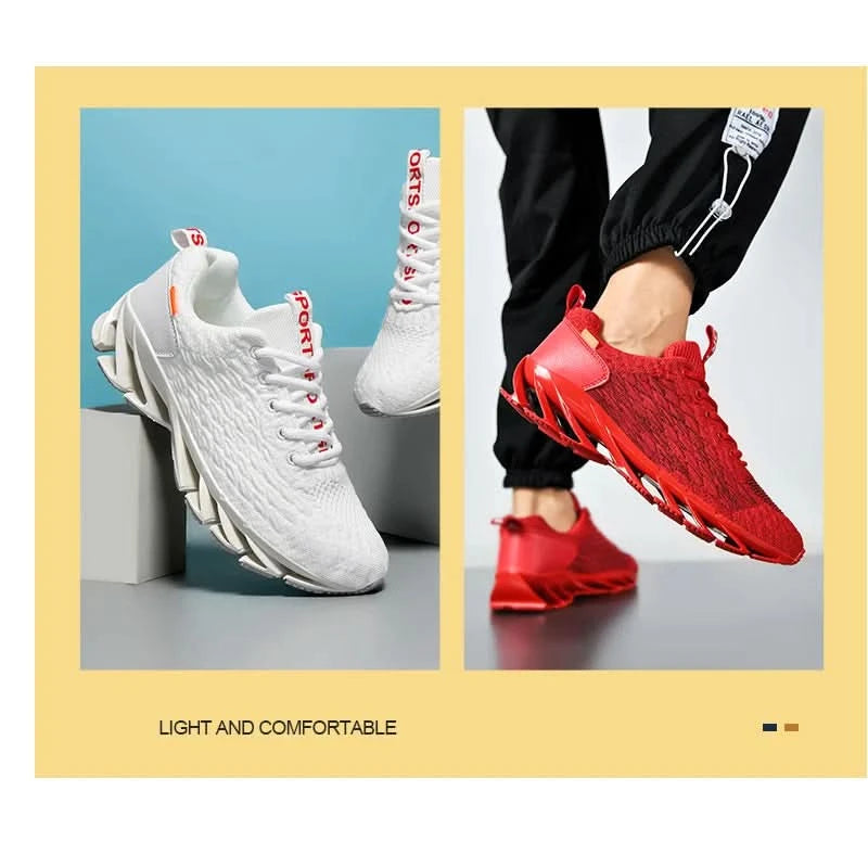 Fashion Men's Sneakers White Platform Basketball Shoes For Men High Quality White Sport Walking Sneakers Men's Trainer Women New - M & M Global