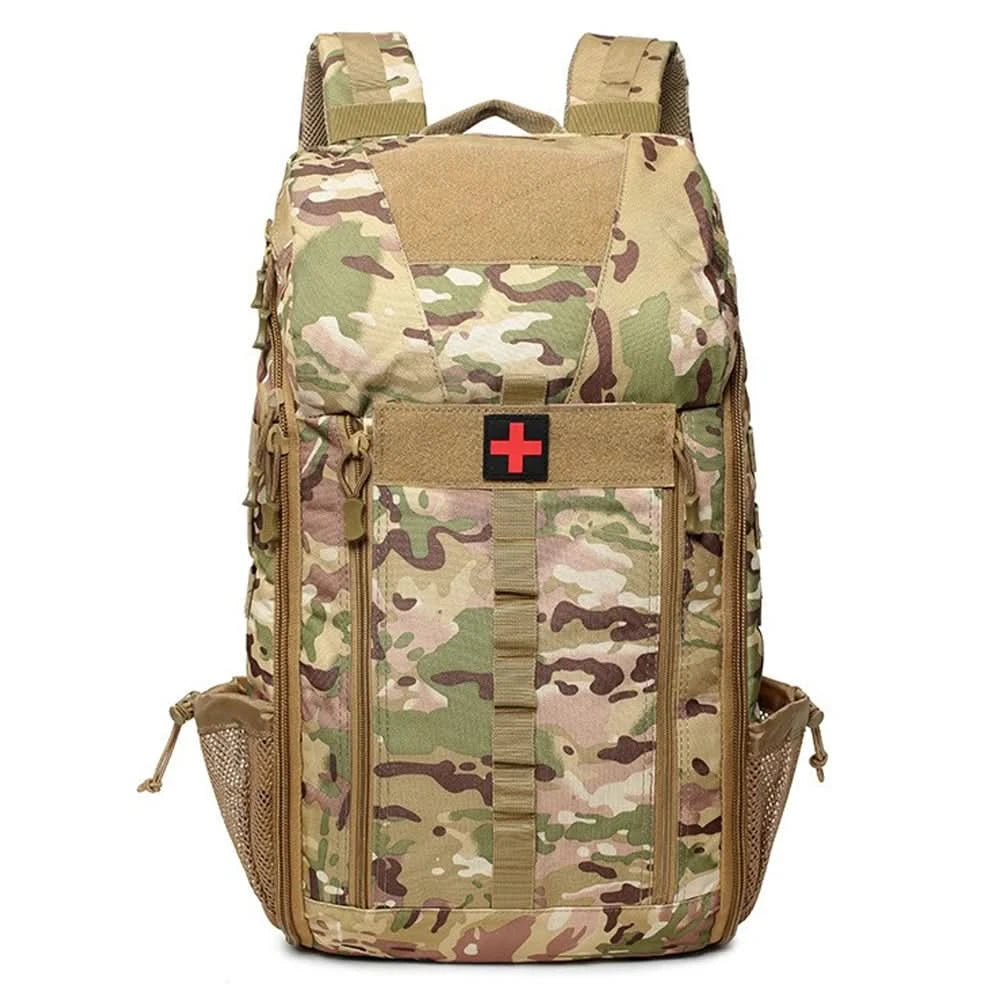 Tactical Outdoor Medical Backpack Large Capacity Camping Mountaineering Backpack Emergency Bag Multi-functional Storage Bag - M & M Global