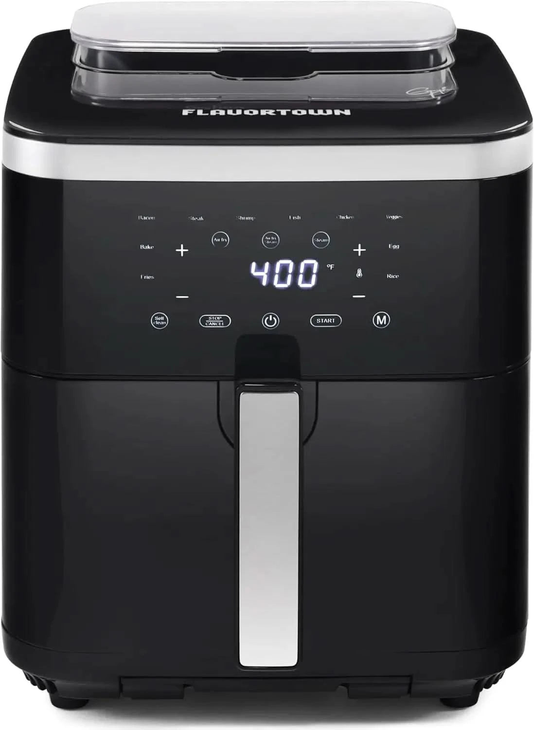 6.5 Quart Steam Air Fryer with Moisture Lock Technology – Programmable Steamer and Air Fryer Combination, Temperature Control, 1 - M & M Global
