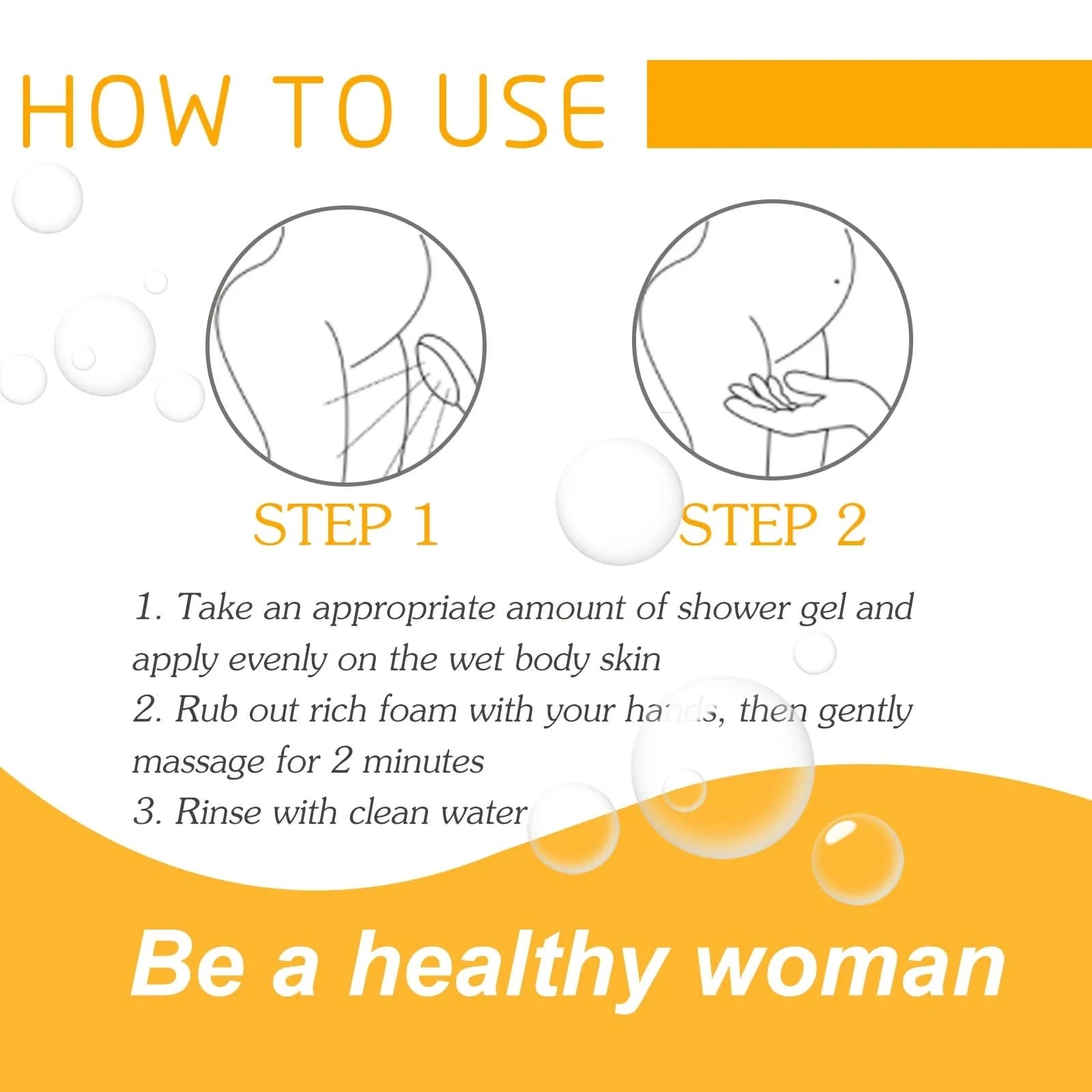 Women Shower Gel Body Private Parts Cleansing Refreshing Oil Control Moisturizing Long-Lasting Fragrance Anti Itch Shower Gel - M & M Global