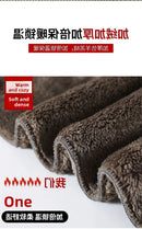 Extra Thick Lamb Velvet Fleece Lined Wide Leg Pants Fashionable Casual Trousers Loose Fit Woolen Pants for Women