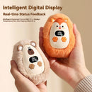 Plush Rechargeable Hand Warmer, 3-Temp & Long-Lasting Portable Warmer for Winter, Mini Smart Heating Pad Gift