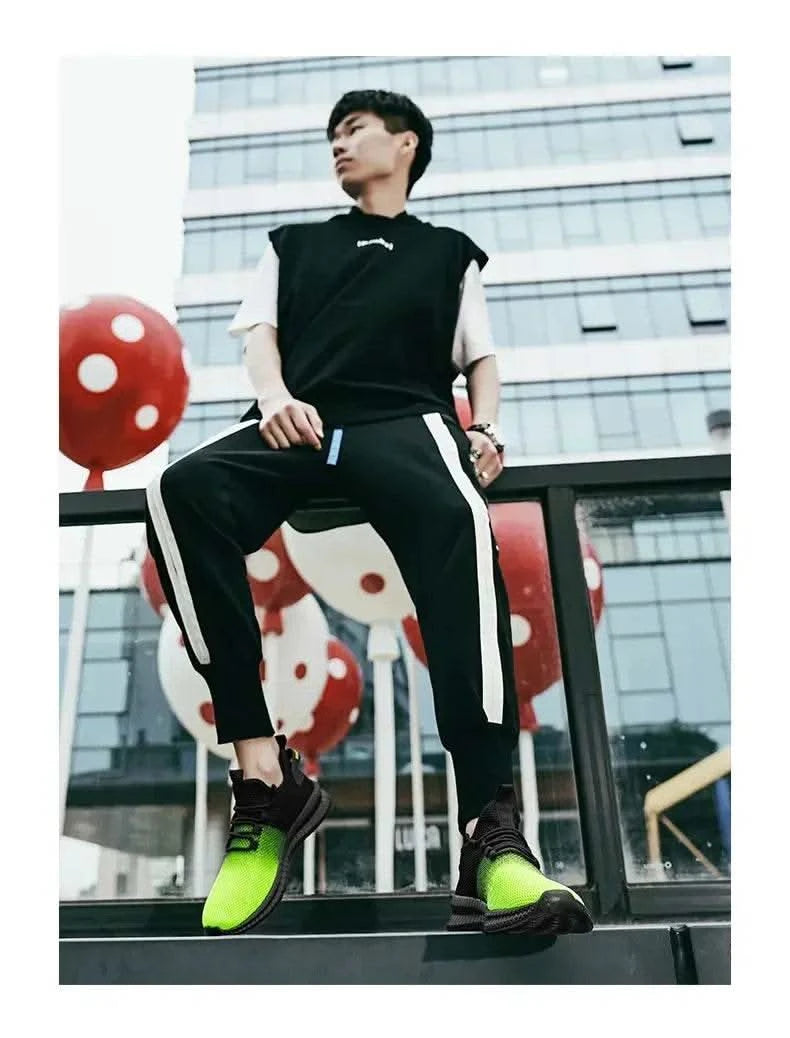 2024 Men's Sneakers Breathable Men Casual Shoes Outdoor Non-Slip Male Walking Lightweight Fashion Male Tennis Shoes - M & M Global