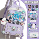 Miku Future School Backpack for Girls 2025 New Fashion Print Youth Pain Bag Large Capacity Backpack for School - M & M Global