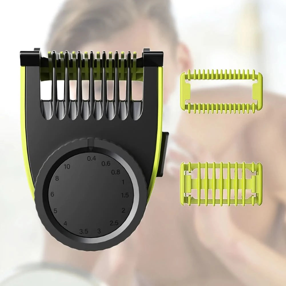 Trimmer Clipper Guide Comb 0.4 To10 MM Shaver Cutter Head Accessories QP2520 QP2530 QP2630 QP2620 14-length Adjustable Kit - M & M Global