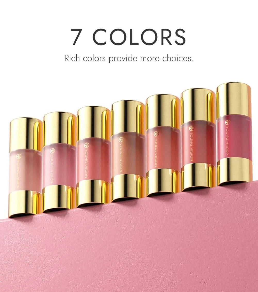 Dropper Liquid Blush Facial Rouge Contouring Brighten Plumper Nude Smooth Blush Stick Moisturize Lasting Good Complexion Makeup - M & M Global
