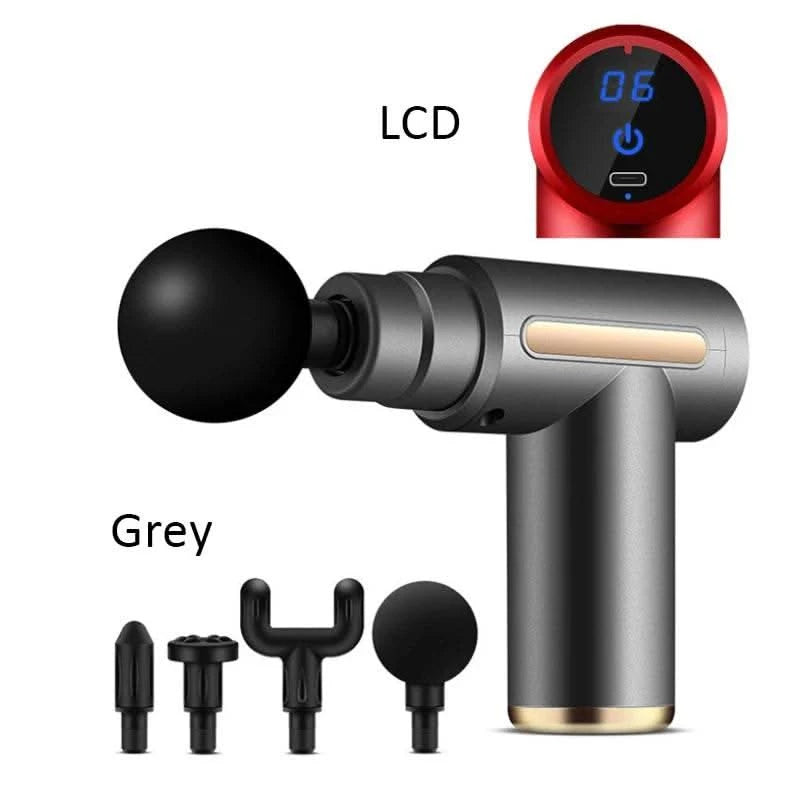 32/6 Speed Electric Massage Gun Slimming Body Neck Back Foot Leg Shoulder Massager Muscle Fascia Gun fitness Percussion Massager - M & M Global
