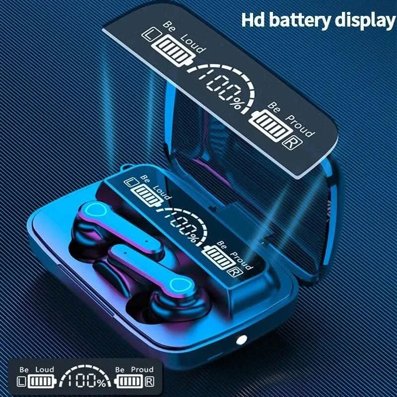#M19 Bluetooth Headset Wireless Tws Gaming Support Noise-cancelling Touch In-ear Mini Emergency Power Bank Headset - M & M Global