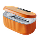 550ml Ultrasonic Cleaner, 45kHz Portable Jewelry Glasses Cleaning Machine, Deep Cleaning Ultrasound Appliance With 100ml Cleaning Solution, 5 Timer, 3 Power Levels, Degas Mode