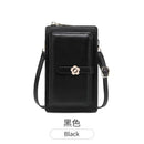 MIYIN Women's Soft Leather Touch Screen Phone Bag Flower Decoration Multi functional Large Capacity Crossbody Bag Coin Wallet - M & M Global