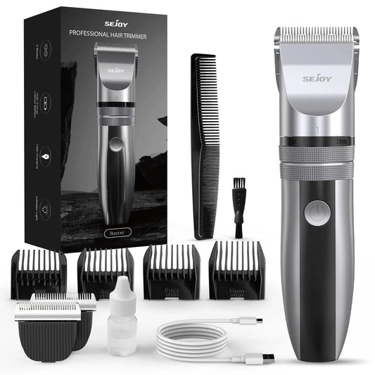 SEJOY Professional Trimmer Hair Clippers Cutting Beard Cordless Shaving Machine - M & M Global