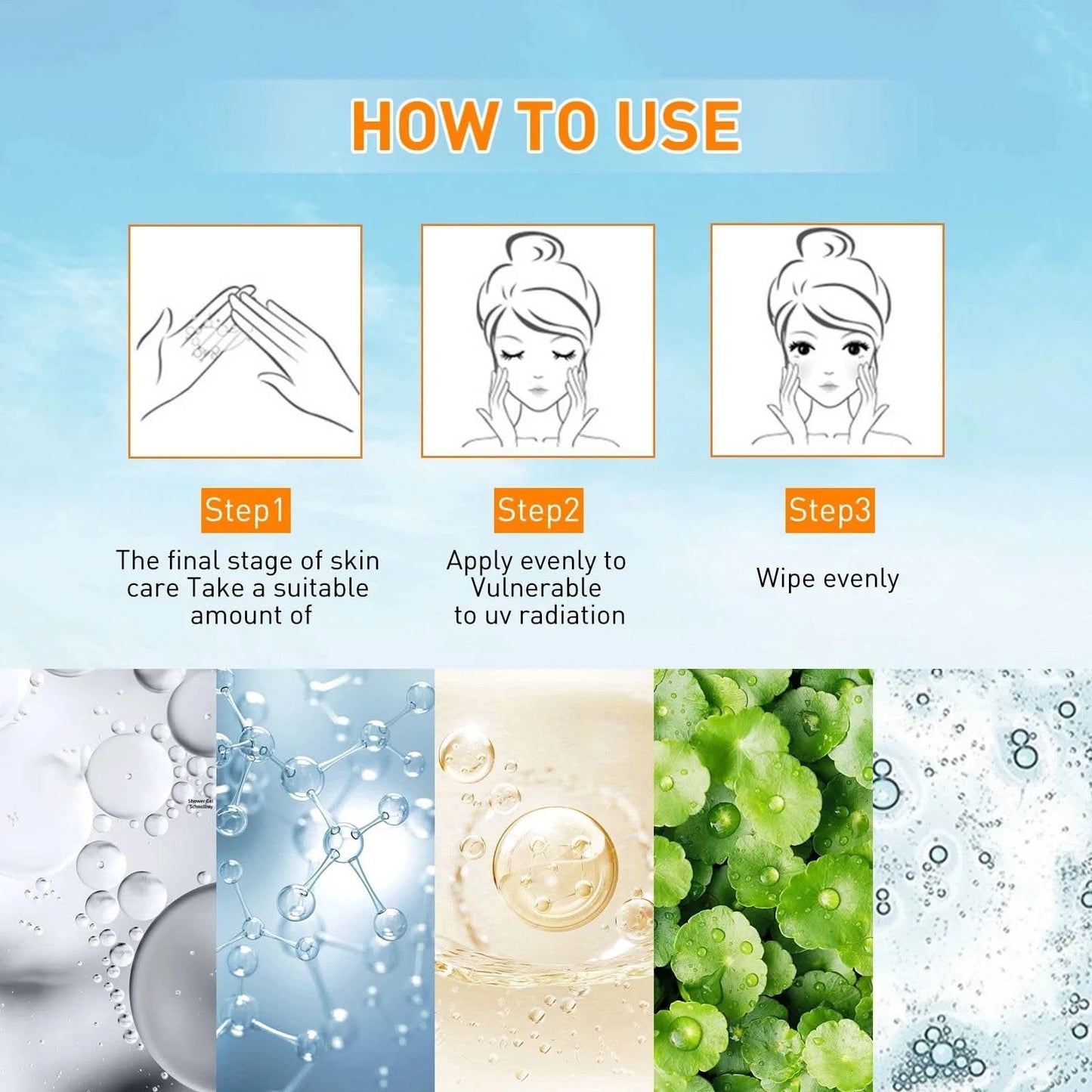 Body Protection Cream UV Protection Liquid Cream Oil Control Moisturizing Protection Cream Moisturizing Skin Body Care Products - M & M Global