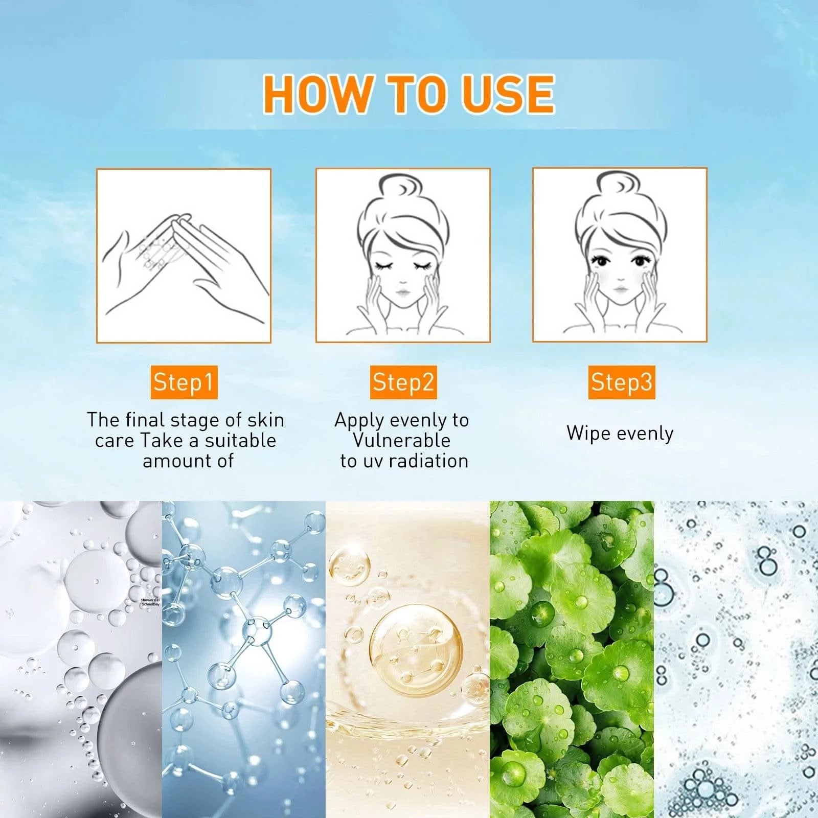 Body Protection Cream UV Protection Liquid Cream Oil Control Moisturizing Protection Cream Moisturizing Skin Body Care Products - M & M Global