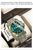 Casual Business Movement Fashion Quartz Wristwatches Gold Diamond Clock Men Luxury Watch Automatic Watches Mens Gifts Relojes - M & M Global