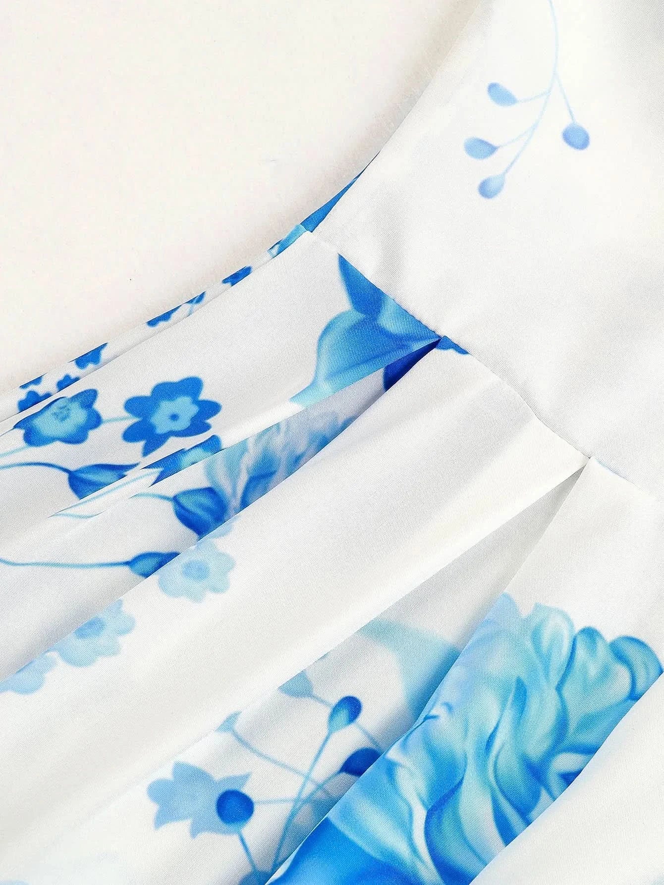 Summer Print Long Dress Women Clothing Lace Up Sling Party Dresses Pattern Strappy Ladies Hollow Out V-Neck Beach Vestidos - M & M Global