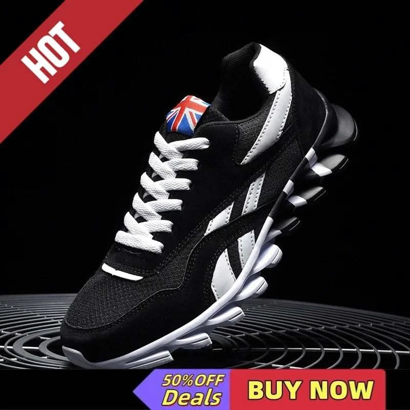 Brand Trend Size 46 47 48 Men's Wear-resistant Cushioning Thick-soled Fitness Sneakers Outdoor Breathable Running Shoes for Men - M & M Global