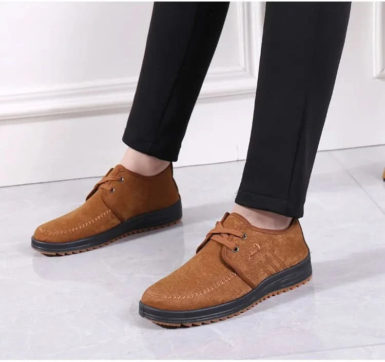 Men Casual Shoes Breathable Loafers Sneakers 2023 New Fashion Comfortable Flat Handmade Retro Leisure Loafers Shoes Men Shoes - M & M Global