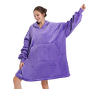 Winter women's hooded pajamas, with pockets and cuffs, suitable for casual home wear, with plush lining, a great choice