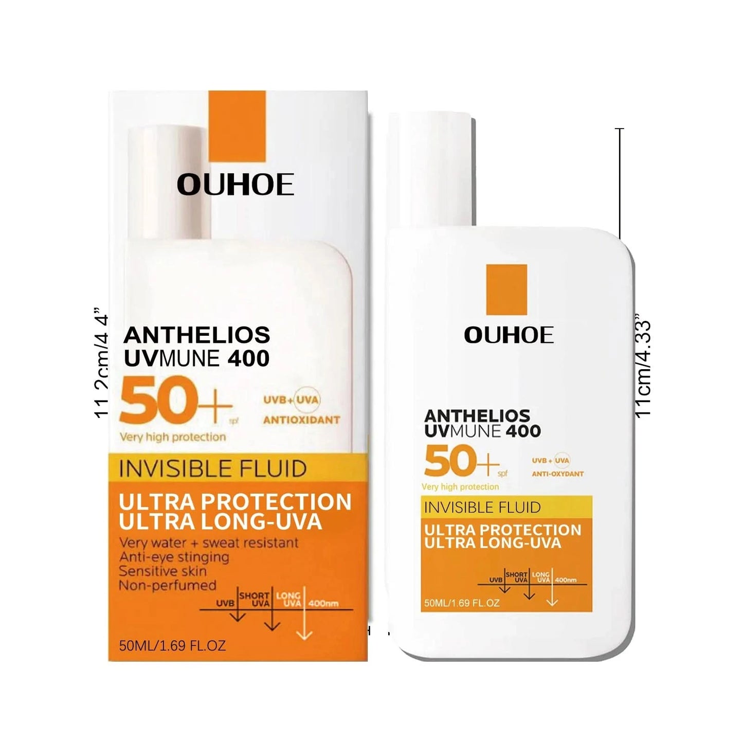OUHOE Anti-uv Cream Protect Skin Nourishing Moisturizing Repair Damaged Skin Natural Sunscreen Lotion For Summer Beach Outdoors - M & M Global