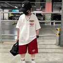 Shohoku Cotton Boys Clothes Sets Summer T-Shirt + Short Pants 2PCS Slam Dunk Sport Basketball Kids Clothing Children Outfits - M & M Global