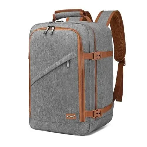 Kono Cabin Bag 40x20x25 for Ryanair Underseat Travel Carry-on Backpack Cabin Size 20L - M & M Global