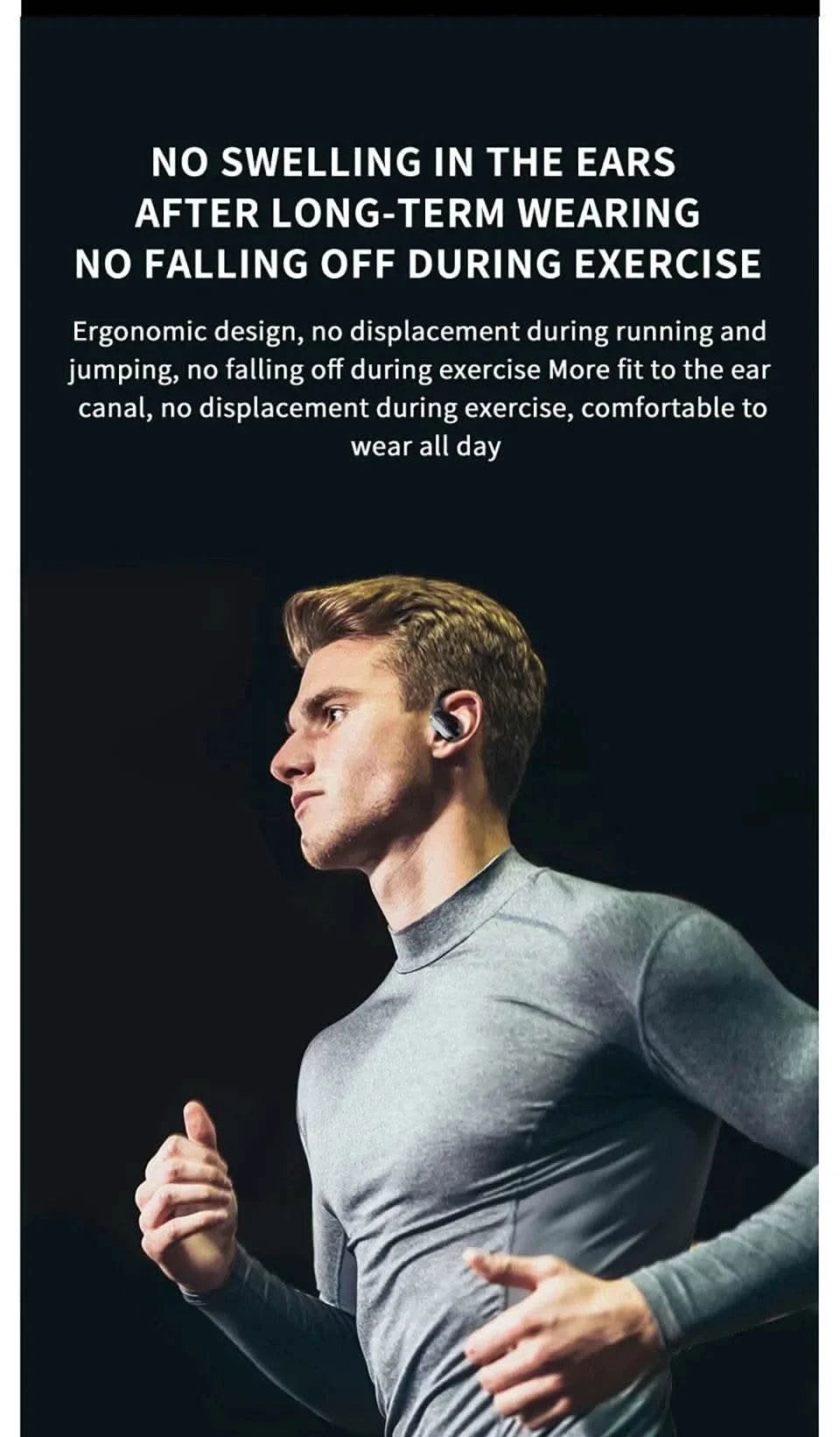100% Lenovo Official Genuine Thinkplus XT80 Wireless Bluetooth Earphones 100h Ultra-long Battery Life Waterproof Sport Headphone - M & M Global