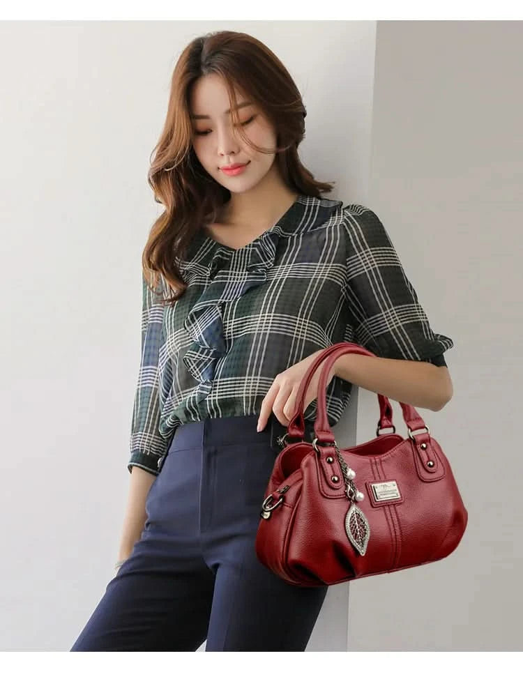 Women'S Bag 2025 New Designer Mid Year Lady Mom Crossbody Large High-Capacity Handbag - M & M Global