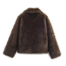 2026 Winter Women's Street Fashion Faux Fur Jackets For Women Long Sleeves Double-Sided Thick Warm New Casual Coats
