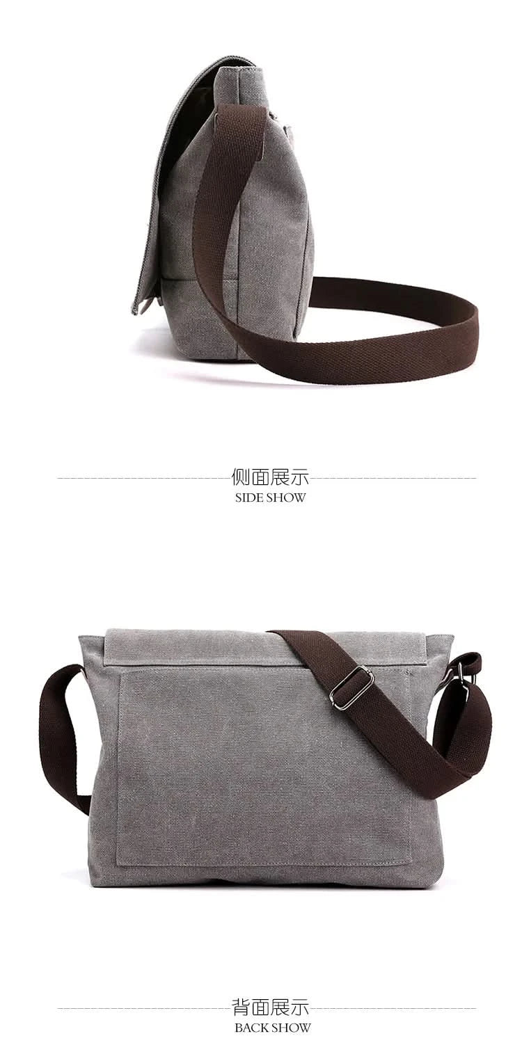 Men's multi-functional shoulder bag, leisure large capacity business travel bag, fashionable storage sling bag - M & M Global