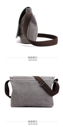 Men's multi-functional shoulder bag, leisure large capacity business travel bag, fashionable storage sling bag - M & M Global