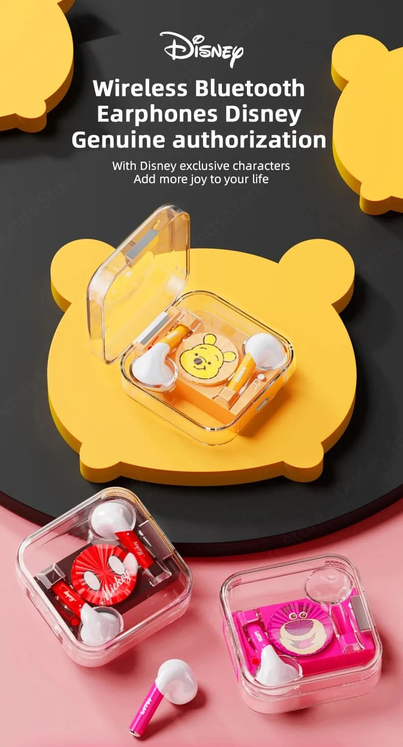 Choice US Disney LK-10 Bluetooth 5.2 Accurate Listening Earphones Oversized Moving Coil Speakers Headset Lightweight Headphones
