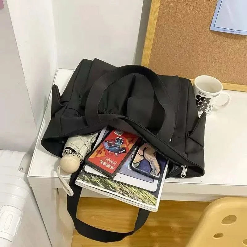 Bag Women Messenger Bag Preppy Student Book Bag Nylon Shoulder Bags Commuter Handbag Women - M & M Global