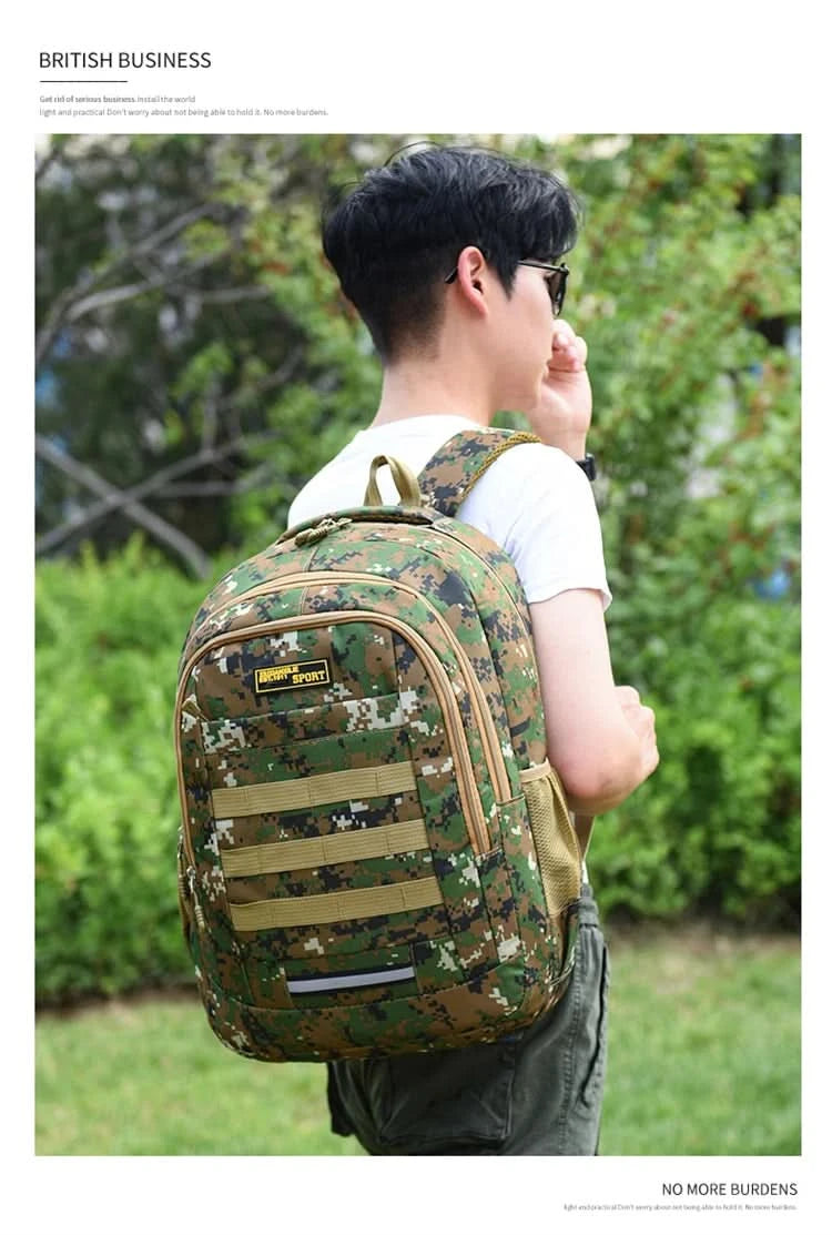 High Quality Large Capacity Outdoor Tactical Backpacks Waterproof Multi Functional hiking bag Outdoor Trekking  Camping Backpack - M & M Global