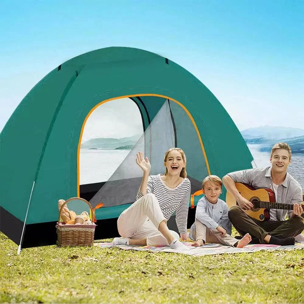 Automatic Pop Up Outdoor Camping Hiking Waterproof Sun Proof Tent Portable Backpacking Folding Tents Travelling Tools 2-3 Person