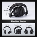 Oneodio Pro-C Bluetooth Wireless Headphones With Mic 110Hr Hi-Res Over Ear Bluetooth 5.2 Headset Earphone For Phone PC Sports