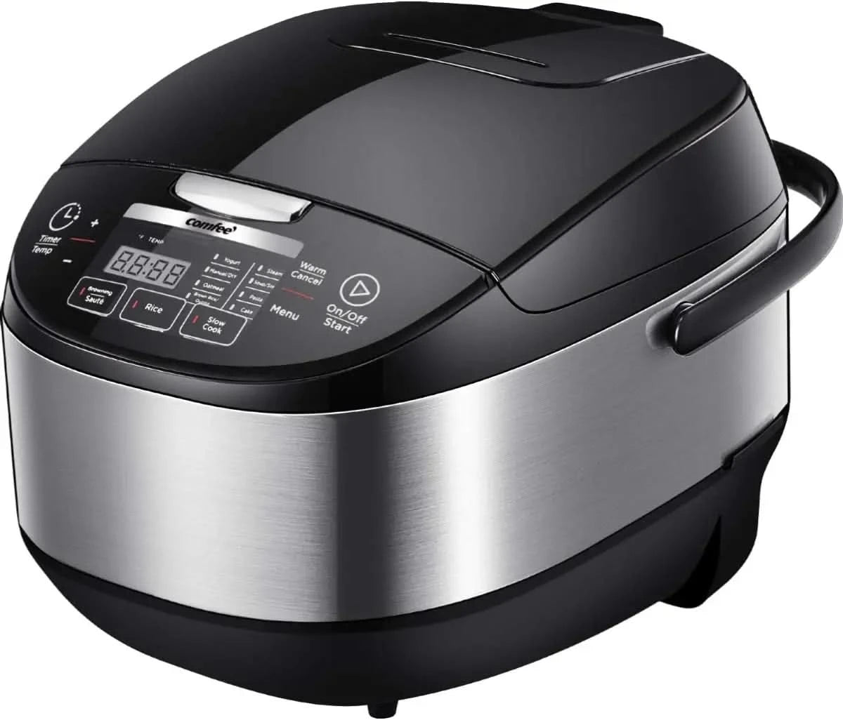 Rice Cooker, Japanese Large Rice Cooker with Fuzzy Logic Technology, 11 Presets, 10 Cup Uncooked/20 Cup Cooked, Auto Keep Warm, - M & M Global