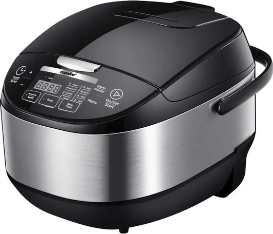 Rice Cooker, Japanese Large Rice Cooker with Fuzzy Logic Technology, 11 Presets, 10 Cup Uncooked/20 Cup Cooked, Auto Keep Warm, - M & M Global