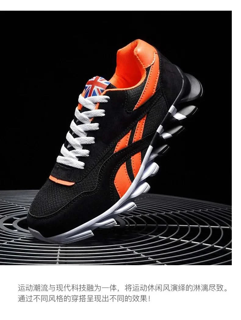 Brand Trend Size 46 47 48 Men's Wear-resistant Cushioning Thick-soled Fitness Sneakers Outdoor Breathable Running Shoes for Men - M & M Global
