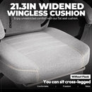 Fabric Gaming Chair with Footrest, Big and Tall Gamer Chair with Lumbar Support, Wide Back Computer Chair for Heavy People