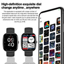 Smartwatch, custom wallpaper, message reminder view, multi-sport mode, step counting, suitable for Android and iPhone