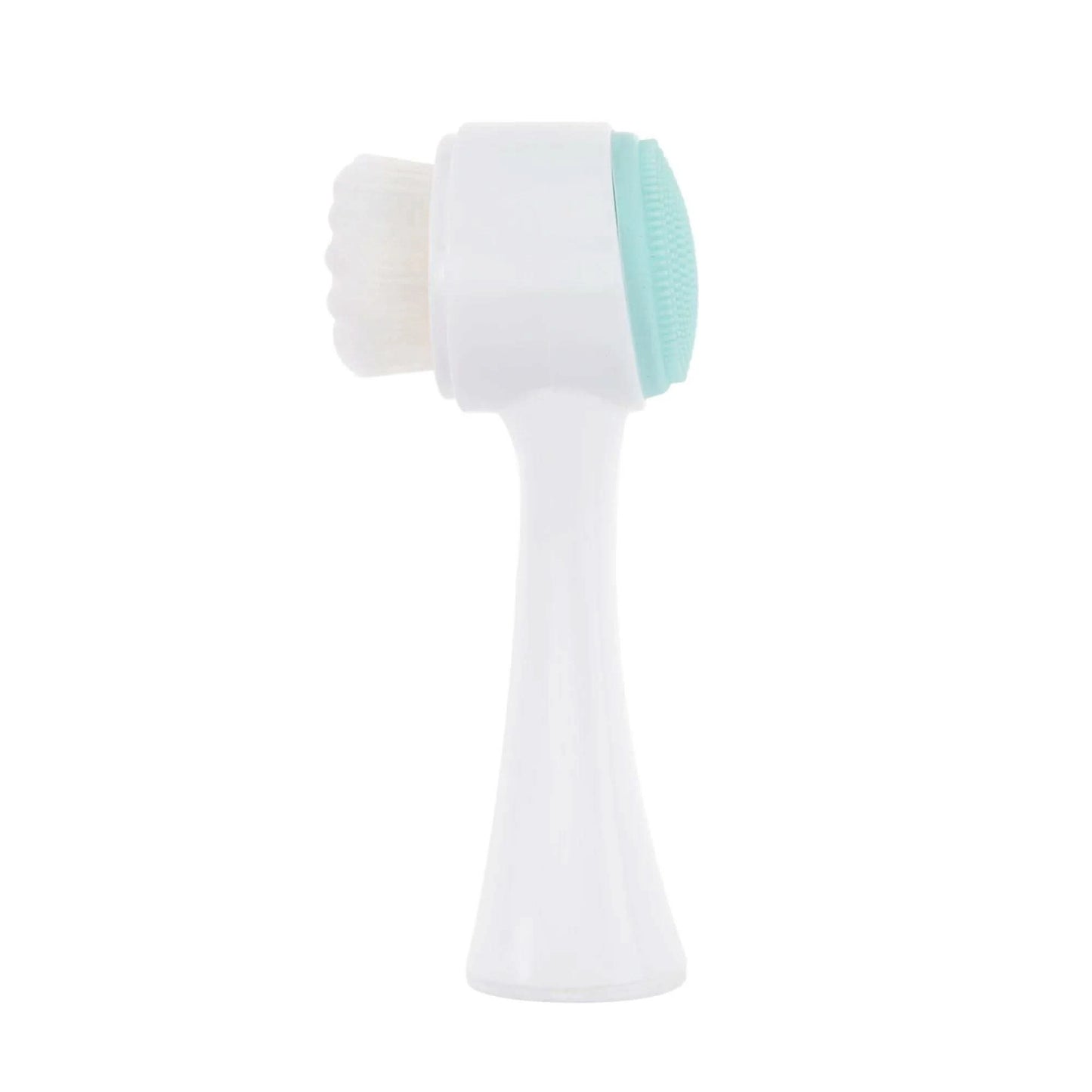 3D Bilateral Silicone Facial Cleanser Manual Massage Facial Brush Soft Bristles Silicone Double-Sided Face Brush Cleaning Tools - M & M Global