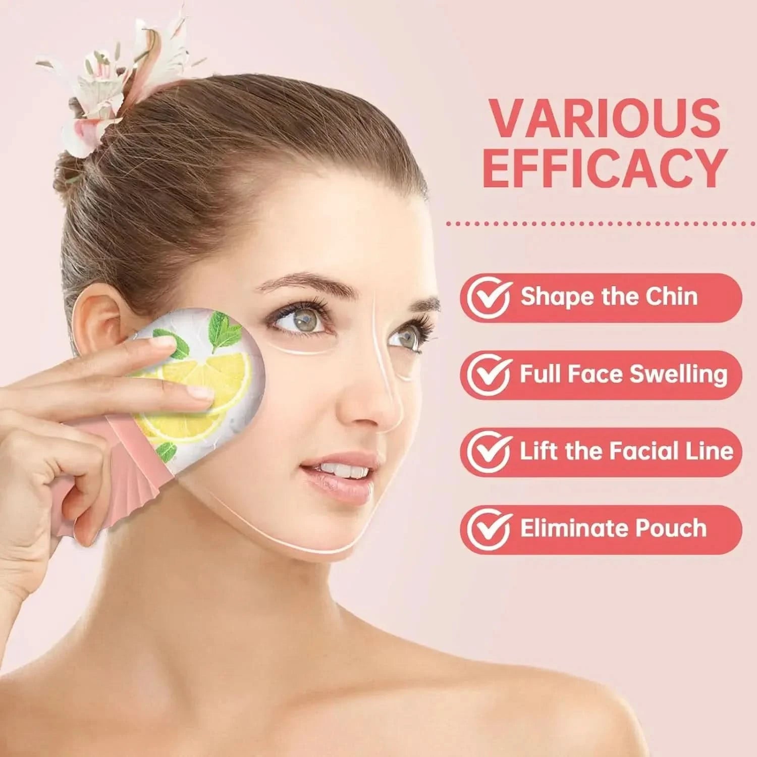 Ice Facial Roller Skin Care Beauty Lifting Contouring Tools Ice Cube Trays Ice Globe Balls Face Massager Skin Care Tool - M & M Global