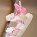 Children's Sandals 2-12 Years Old Cartoon Greenish Pink Soft Boys Girls Beach Shoes Casual Non-slip Kids Baby Sports Sandals - M & M Global
